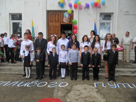 1 клас на останньому дзвонику 2015р.